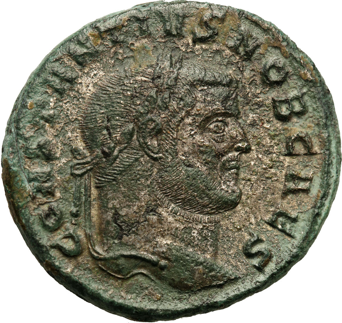 Cesarstwo Rzymskie. Konstancjusz I Chlorus (305-306). Denar 299, Aquileia